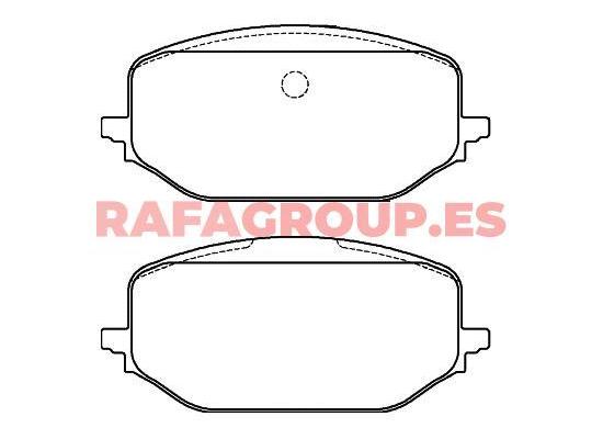 1647880280 - Bremsbeläge, DS, CITROEN, PEUGEOT, OPEL, FIAT, TOYOTA, RG2198800
